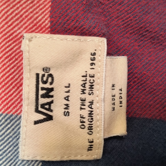 Vans Plaid Flannel Shirt - Picture 3 of 3